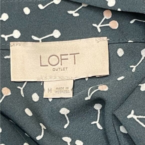 Loft Outlet Blouse Top Size M Office Classic Feminine Casual - Picture 5 of 7